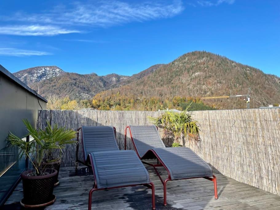 バート・イシュルLuxus Penthouse Mit Panoramablickアパートメント エクステリア 写真